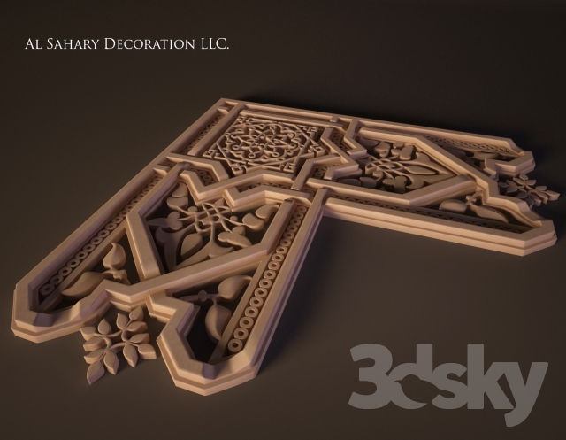مدل سه بعدی انواع طرح های اسلامی از مدلهای Pro شرکت 3DSky