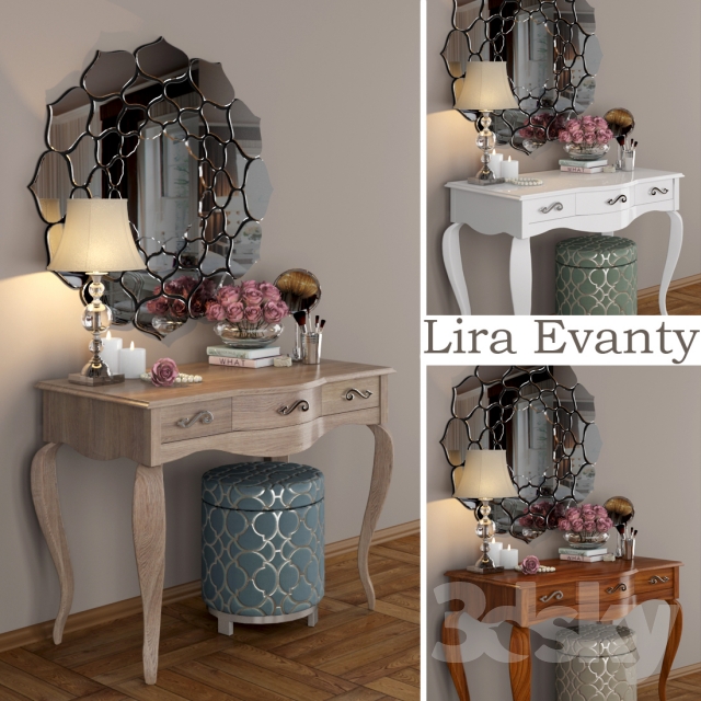 مدل سه بعدی میز آرایش 5