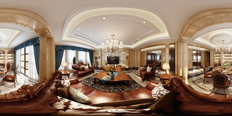 دانلود رایگان مدل سه بعدی صحنه داخلی کلاسیک با فرمت 360 درجه(مجموعه دوم)