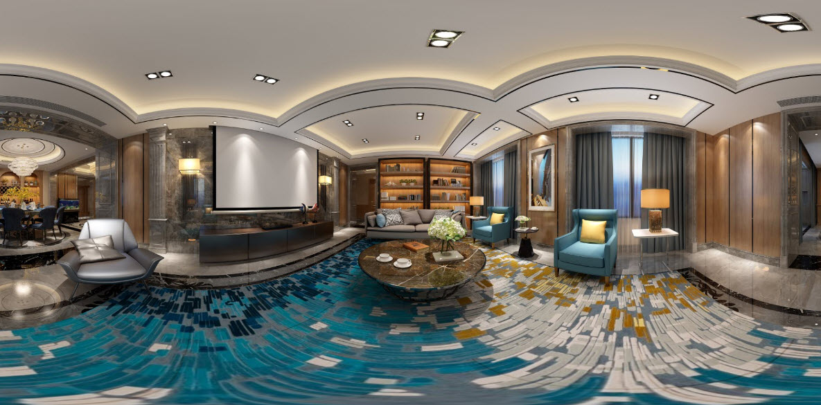 دانلود رایگان مدل سه بعدی صحنه داخلی نئو کلاسیک با فرمت 360 درجه(مجموعه دوم)