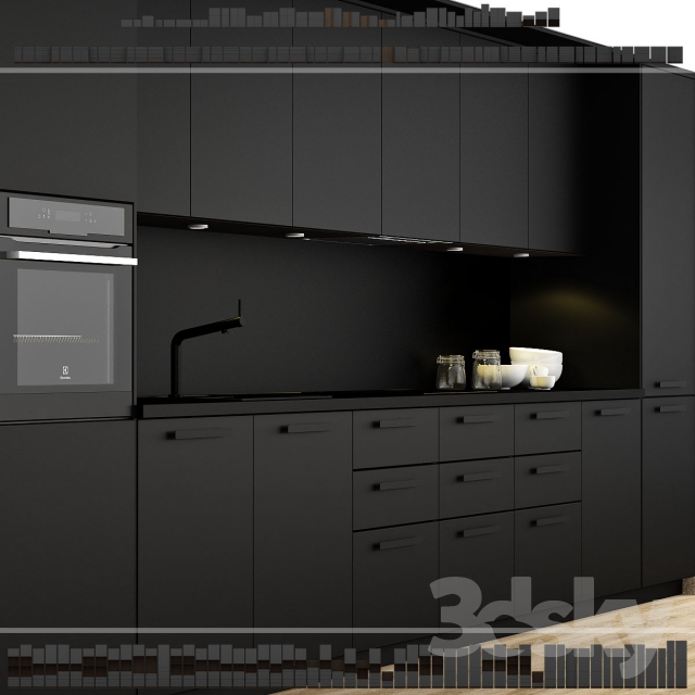 مدل سه بعدی کابینت مدرن 71