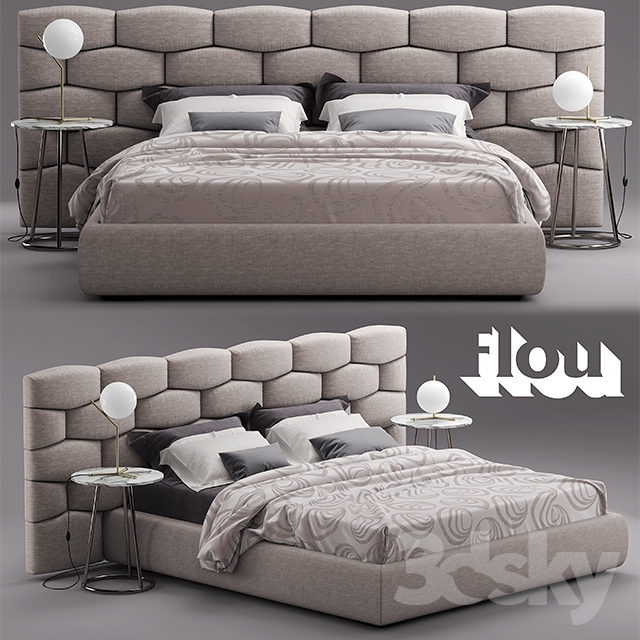 مدل سه بعدی تخت مدرن  169