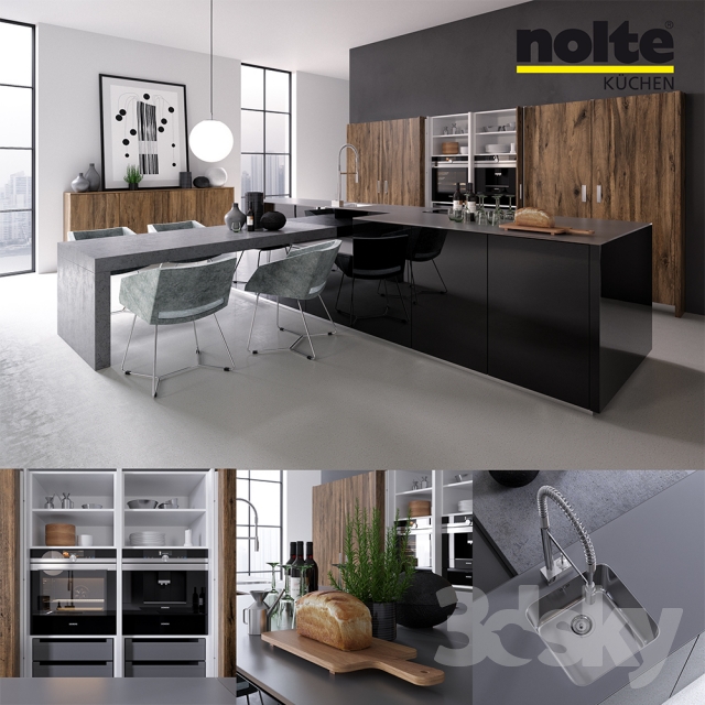 مدل سه بعدی کابینت مدرن 75
