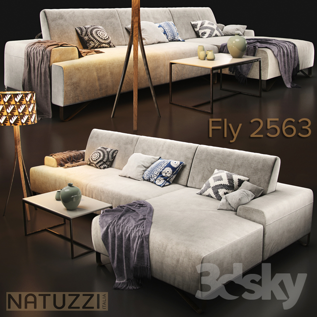 مدل سه بعدی مبل مدرن 473