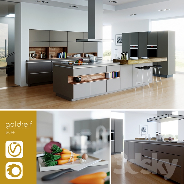 مدل سه بعدی کابینت مدرن 86