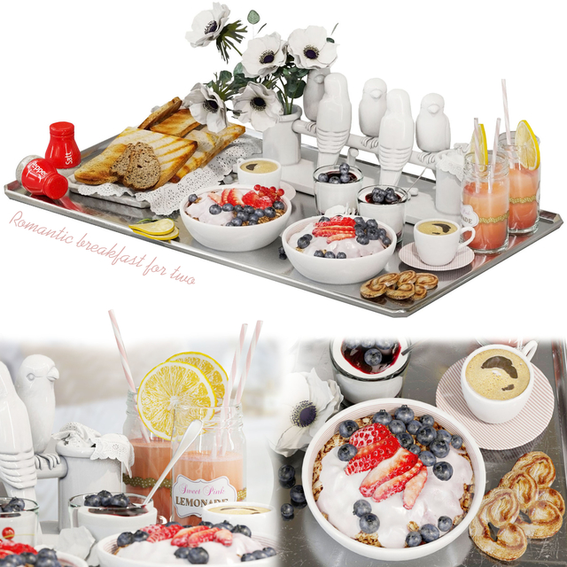 مدل سه بعدی میز غذا 56