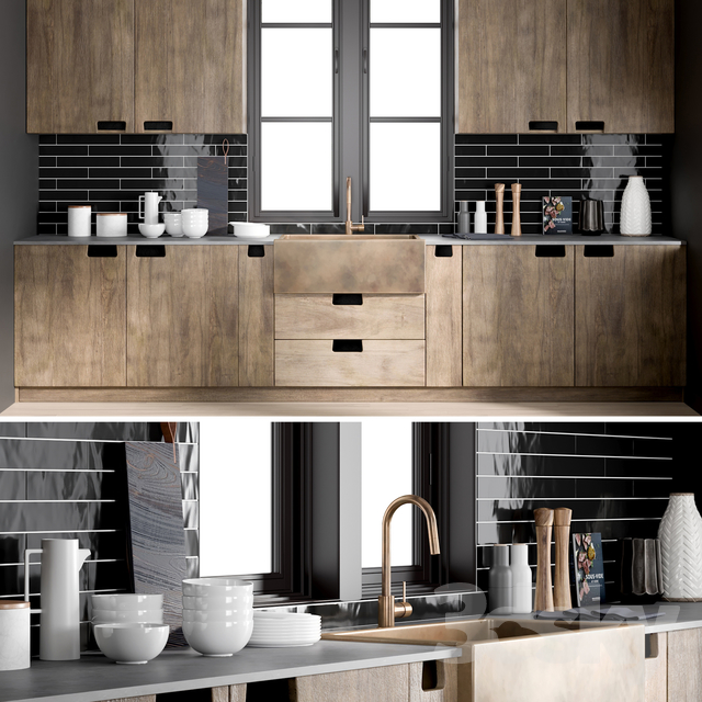 مدل سه بعدی کابینت مدرن 89