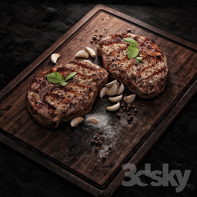 مدل سه بعدی غذا 9