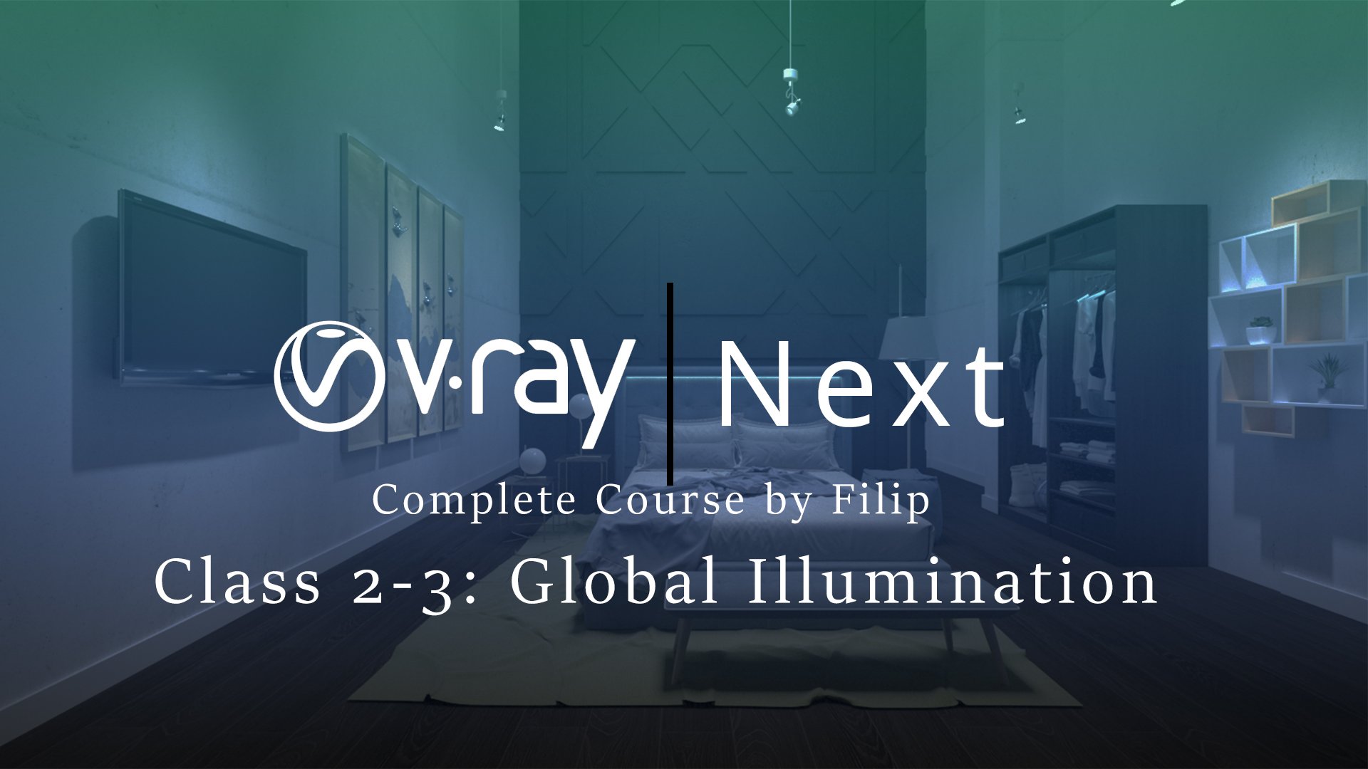 دانلود رایگان آموزش Vray Next قسمت دوم و سوم : Global Illuminnatin