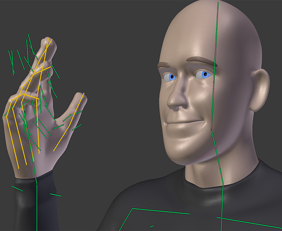 آموزش ریگ بندی کاراکتر با BlenRig در Blender