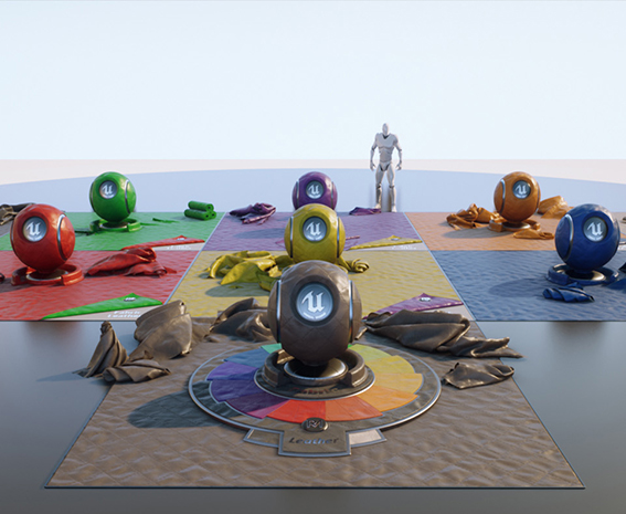 پک متریال آماده پارچه برای Unreal Engine