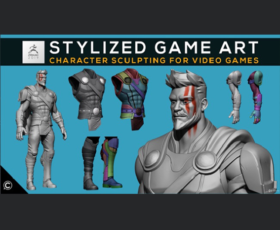 آموزش ساخت کاراکترهای بازی در Zbrush