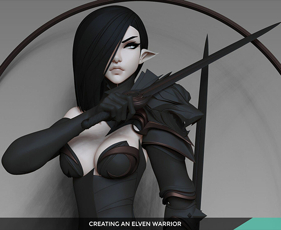 آموزش ساخت کاراکتر جنگجو در Zbrush