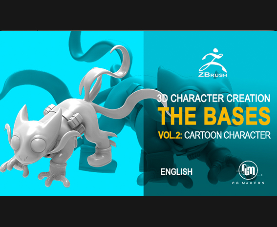 آموزش مدلسازی کاراکترهای کارتونی در Zbrush