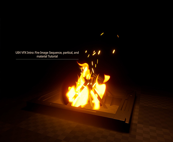 آموزش ساخت آتش در Unreal Engine 4