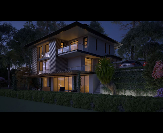آموزش رایگان نورپردازی شب در Vray