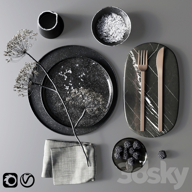 مدل سه بعدی میز غذا 94