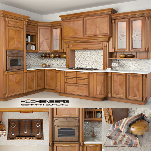 مدل سه بعدی کابینت کلاسیک 33