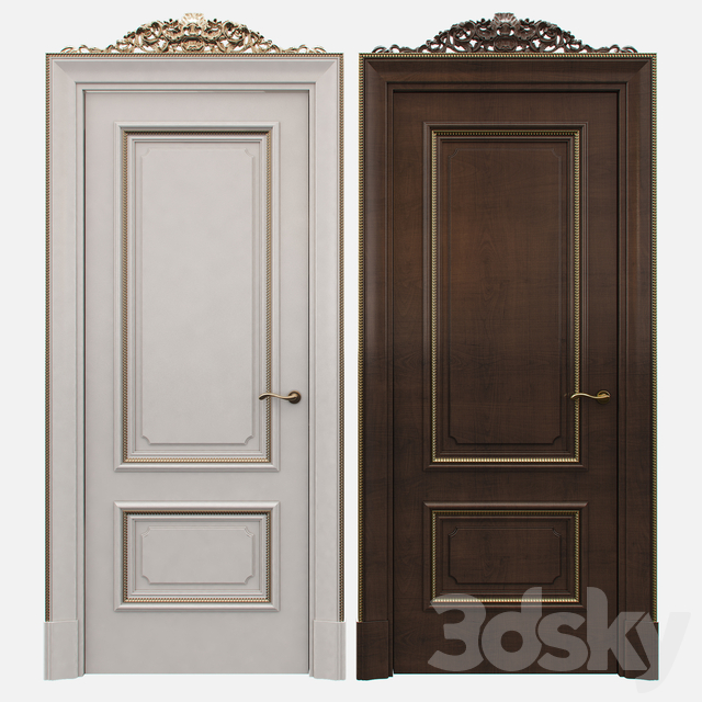 مدل سه بعدی درب کلاسیک 63