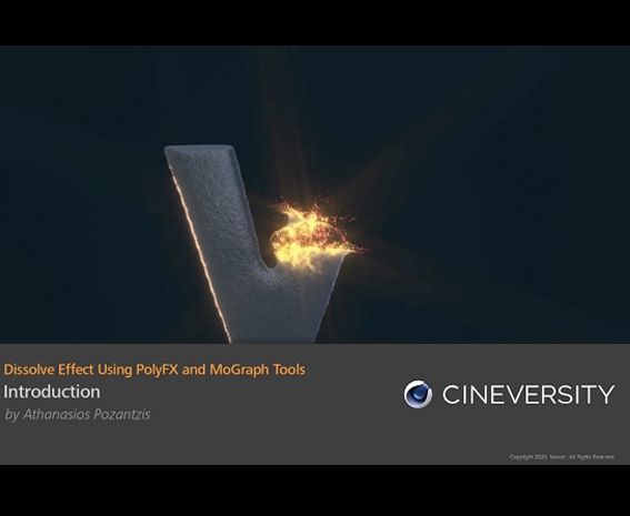 آموزش استفاده از PolyFX و MoGraph Tools C4D در Cinema 4D