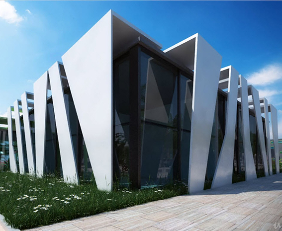 آموزش رندرینگ یک موزه در 3ds Max, V-ray, Photoshop