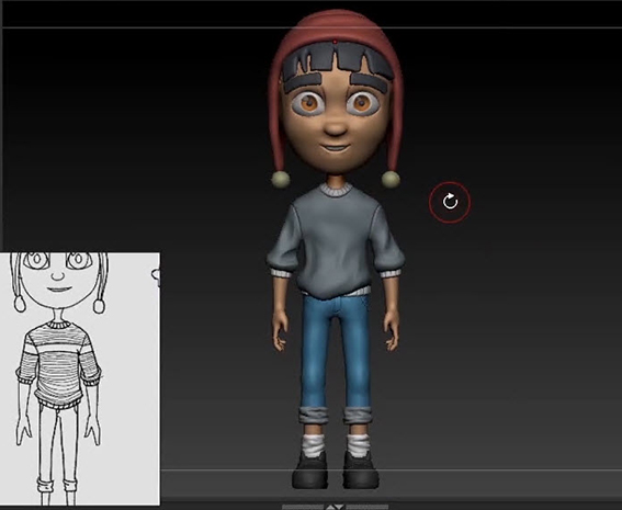 آموزش ایجاد کاراکتر سه بعدی در Zbrush