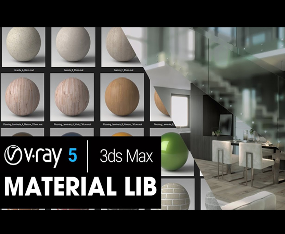 کتابخانه متریال برای V-Ray 5