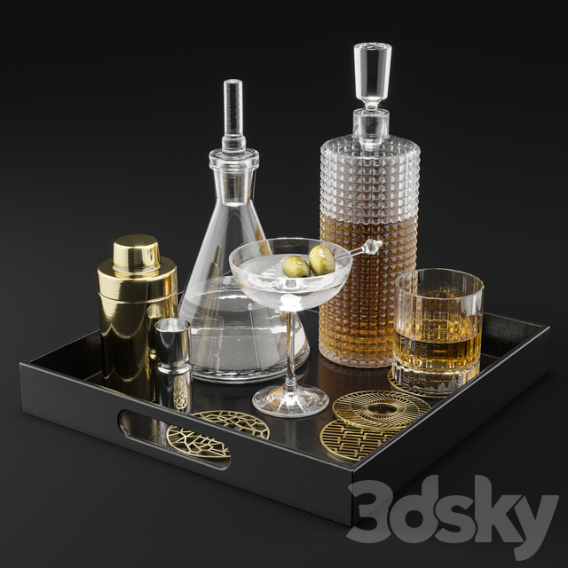 مدل سه بعدی نوشیدنی 64