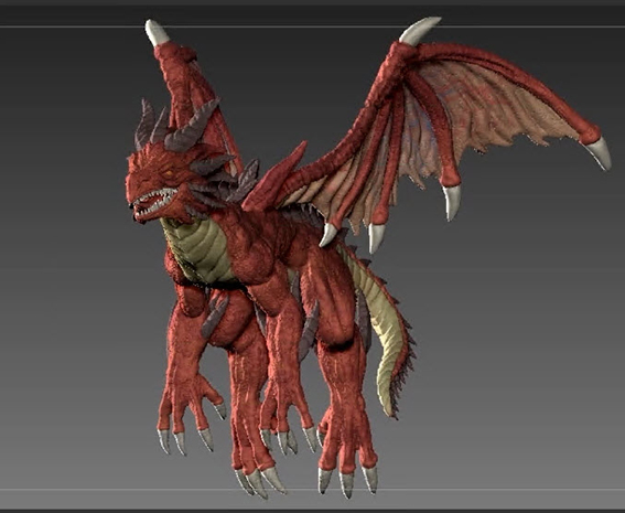آموزش مدلینگ اژدها در Zbrush