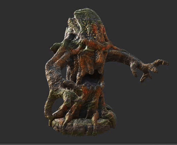 آموزش پینت تنه درخت در Substance Painter