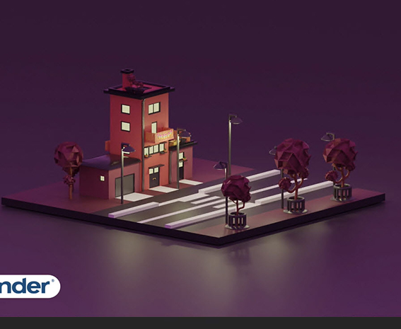 آموزش مدلسازی Low poly در Blender