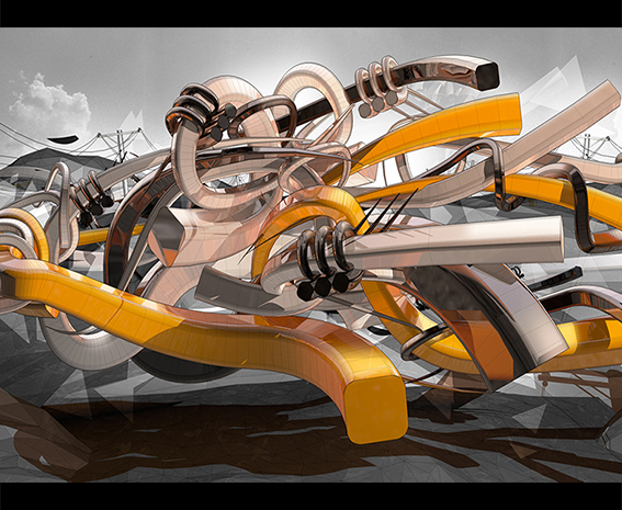 آموزش Crypto Art در Photoshop و Cinema 4D