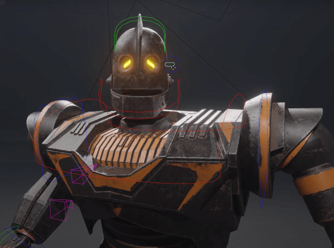 آموزش مدلینگ ، رندرینگ و تکسچرینگ ربات Iron Giant در Blender