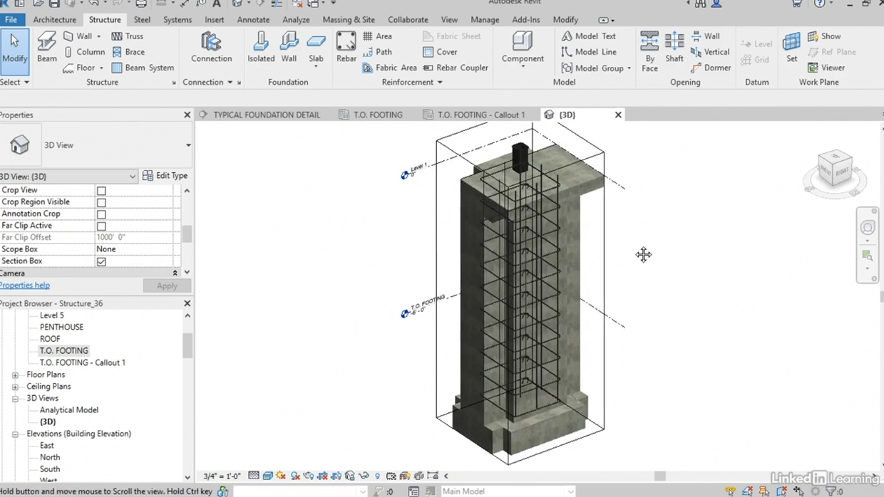 آموزش طراحی سازه در Revit 2020