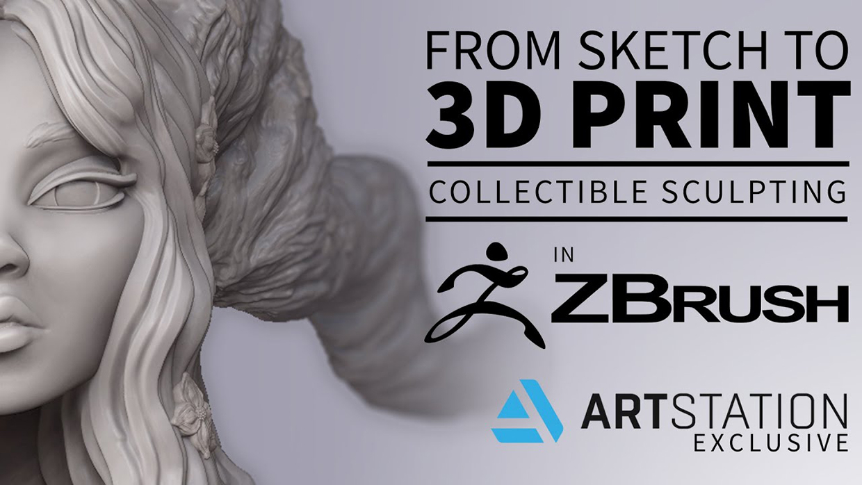 آموزش طراحی پیکره در ZBrush برای پرینت 3بعدی - از پیش طرح تا پرینت 3بعدی