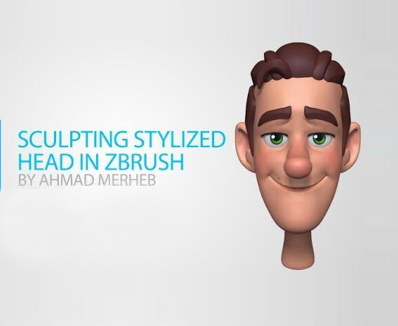 آموزش مجسمه سازی سر کارتونی در Zbrush