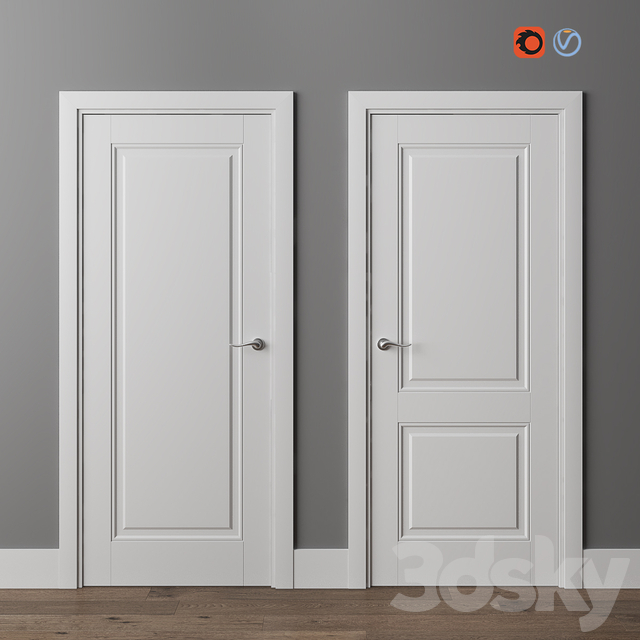 مدل سه بعدی درب کلاسیک 69