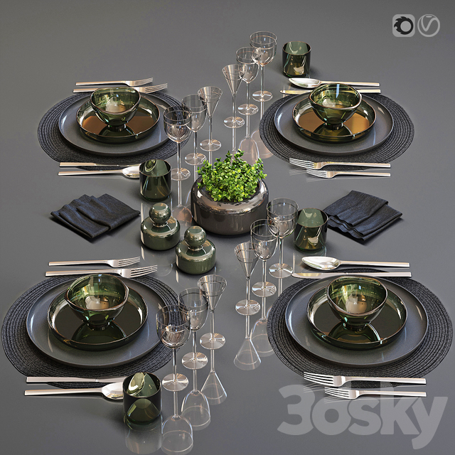 مدل سه بعدی میز غذا 118
