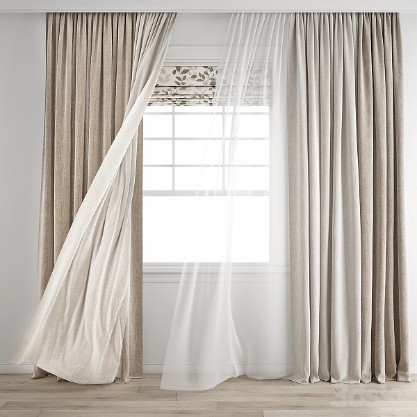 مدل سه بعدی پرده 239