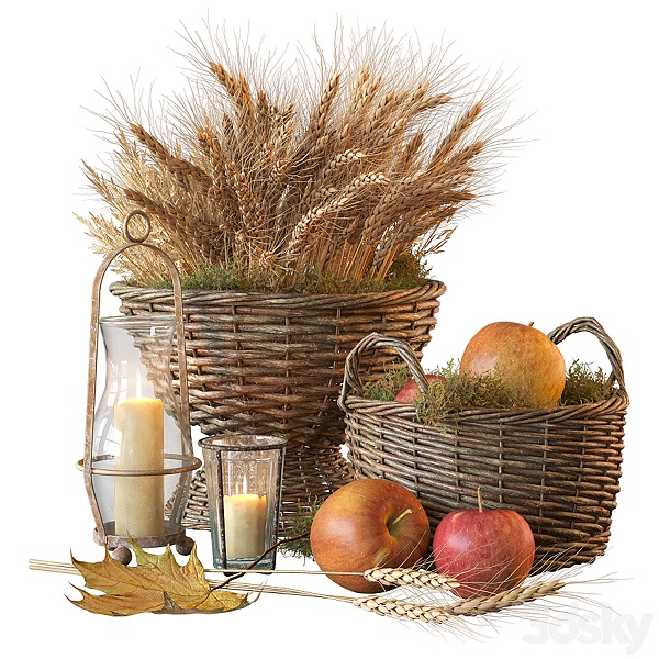 مدل سه بعدی سبد چوبی 27