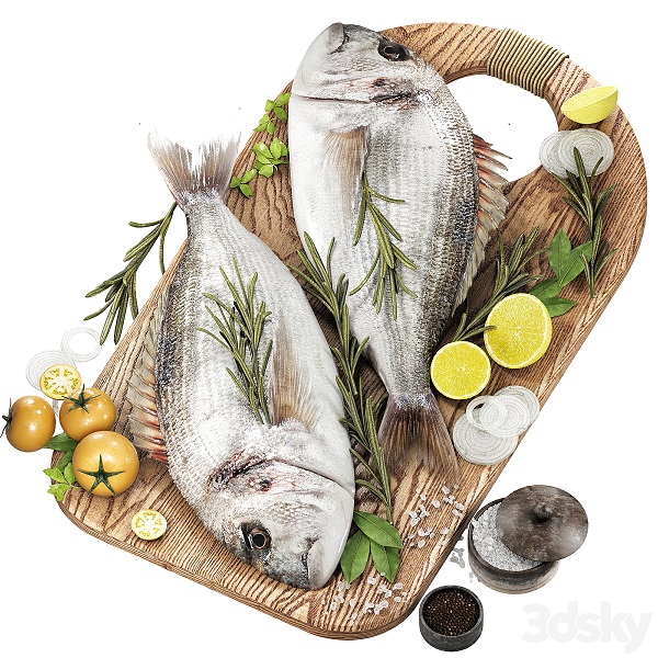 مدل سه بعدی غذا 18
