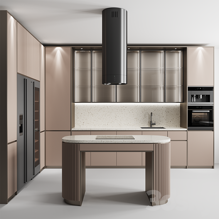 مدل سه بعدی کابینت مدرن 281