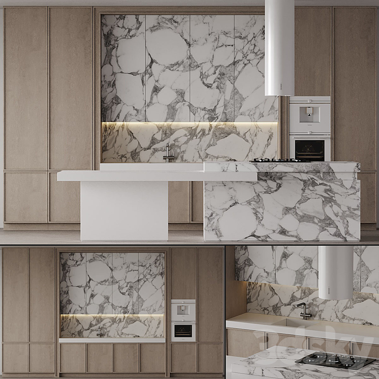 مدل سه بعدی کابینت مدرن 289