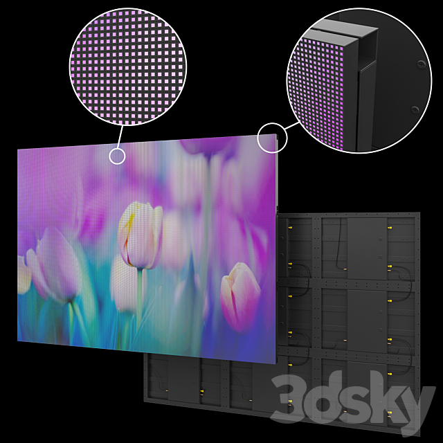 مدل سه بعدی تلویزیون 38
