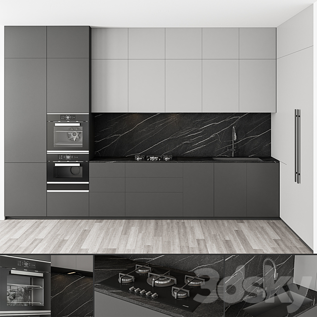 مدل سه بعدی کابینت مدرن 320