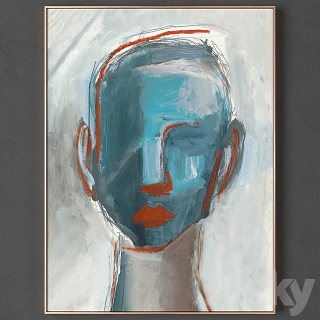 مدل سه بعدی قاب 351