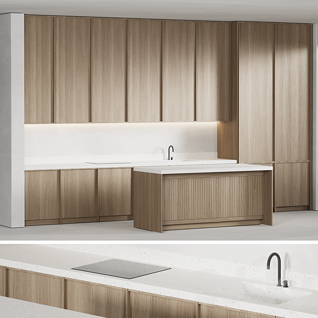 مدل سه بعدی کابینت مدرن 324