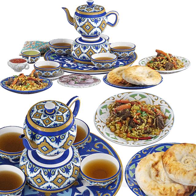 مدل سه بعدی غذا 23