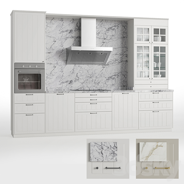 مدل سه بعدی کابینت مدرن 326