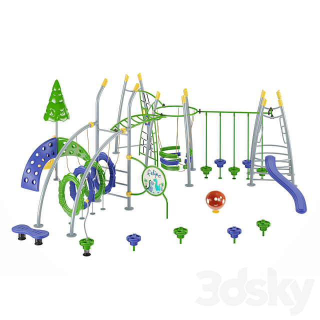 مدل سه بعدی پارک 40